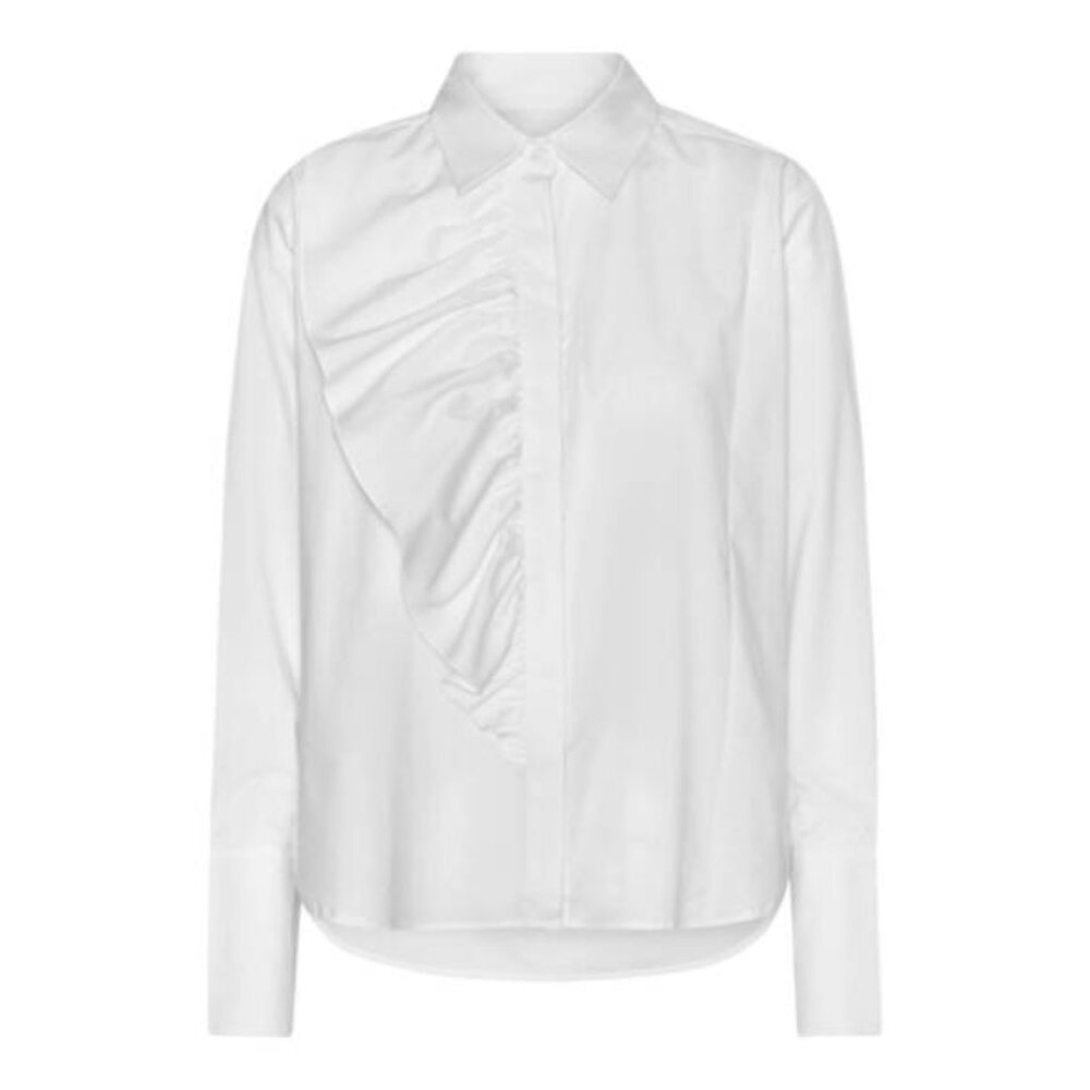 women's drew shirt in cloud white